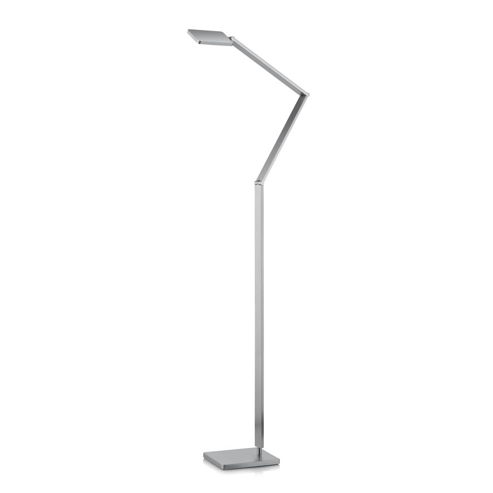 Ohut LED-lattiavalo Linus, matta nikkeli
