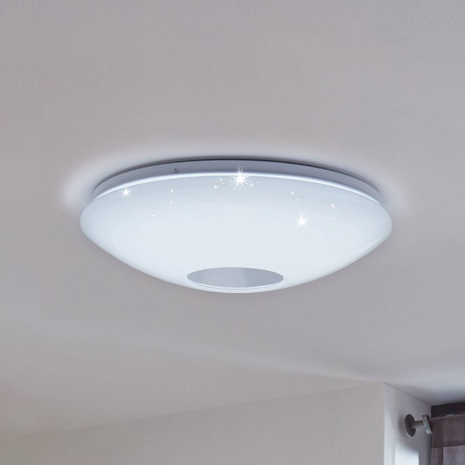 Pyöreä Voltago-C-LED-kattovalaisin, ohjattava