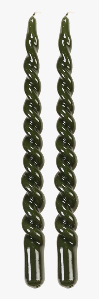 Twisted GLOSS kruunukynttilä vihreä