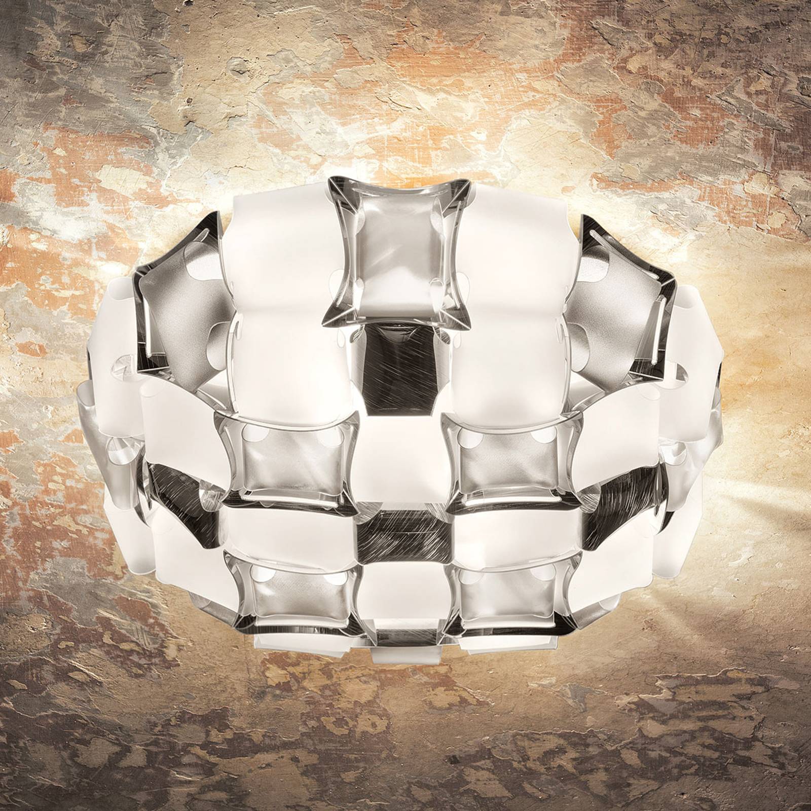 Slamp Mida kattovalaisin, 50 cm, valkoinen-platina