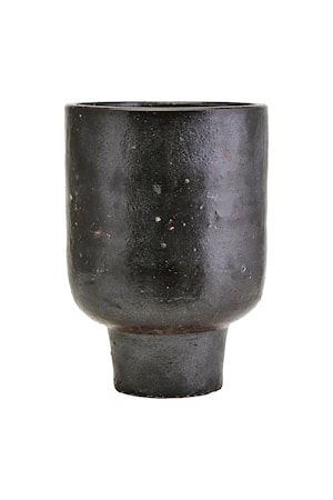 Kukkaruukku Artist Musta - Ø22x32 cm