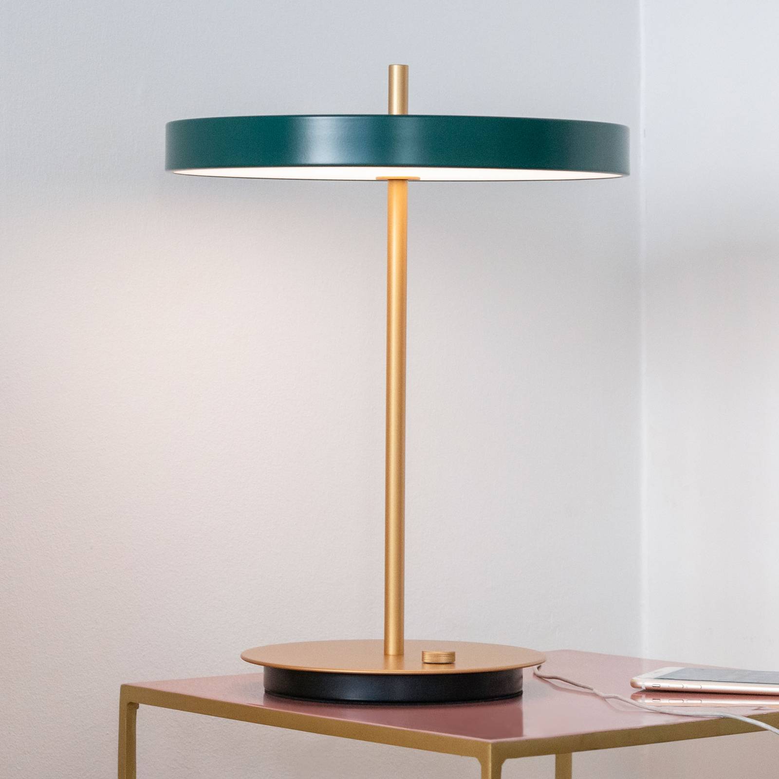 UMAGE Asteria table -pöytälamppu, vihreä