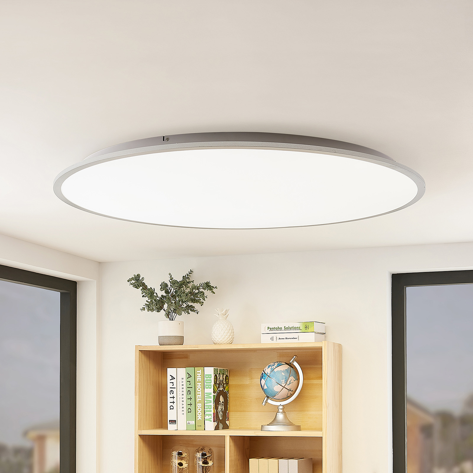 Lindby Narima -LED-kattovalo, 4 000 K, Ø 100 cm