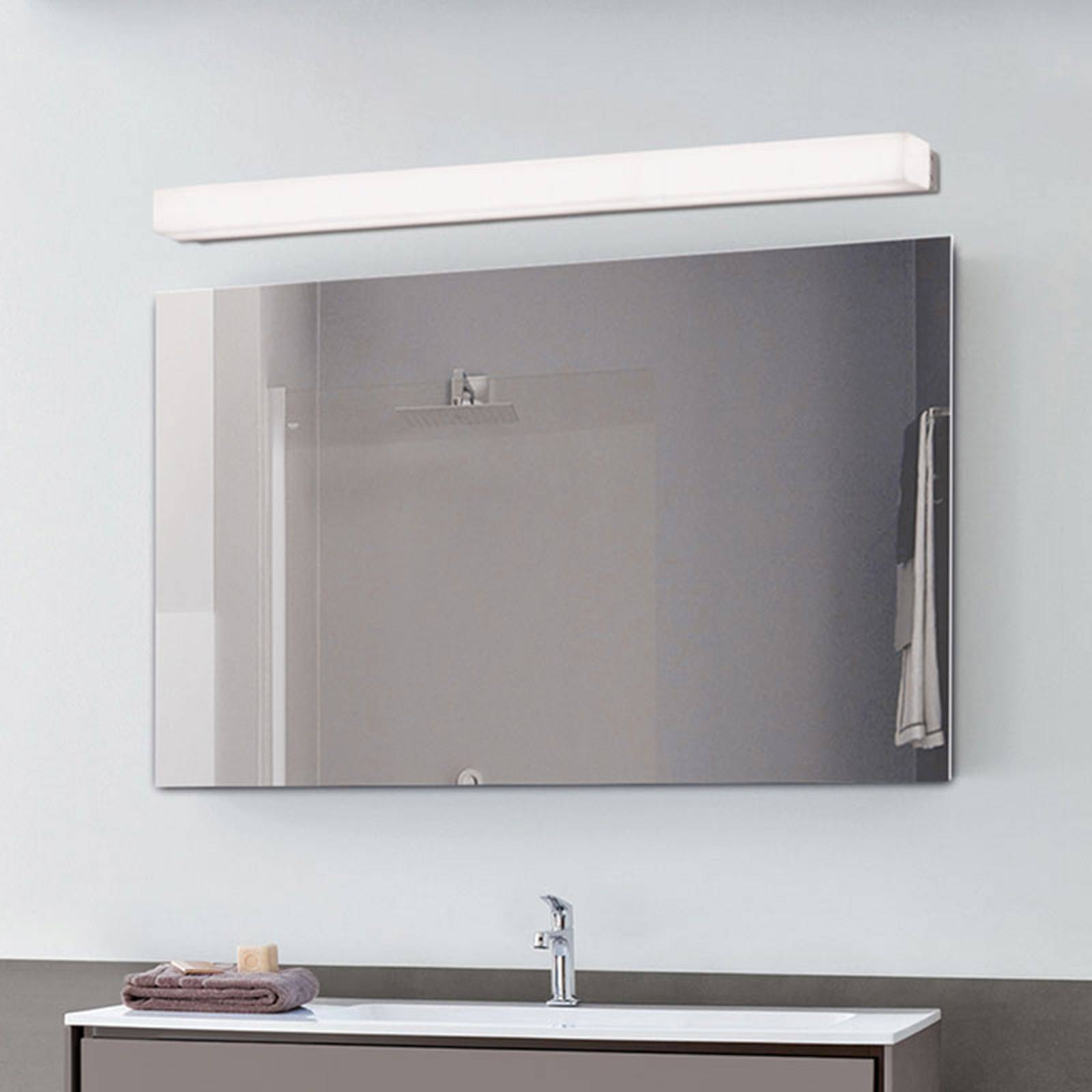 Kylpyhuoneen LED-seinälamppu Box, 3 000 K, L 89 cm