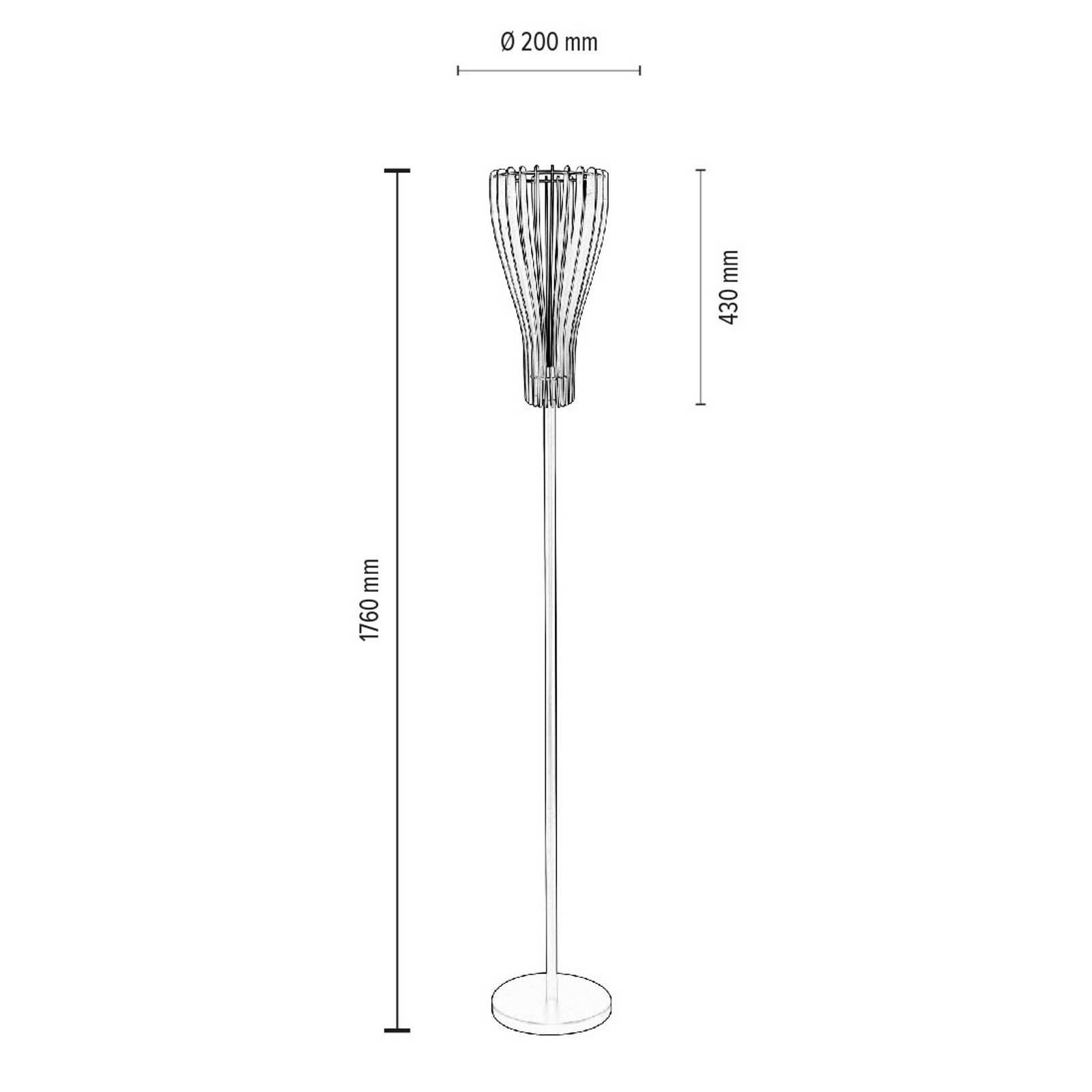 Envolight Furn -lattiavalo, metalli/koivuvaneri