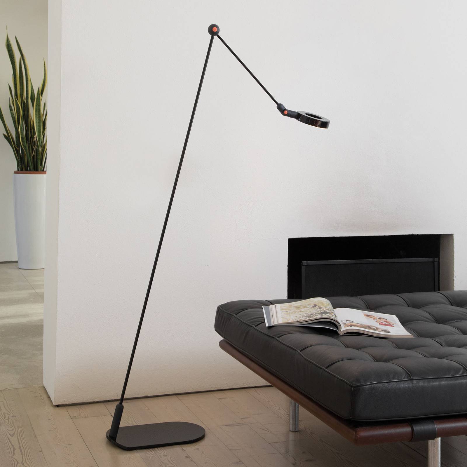 Martinelli Luce L'Amica -LED-lattiavalo, musta