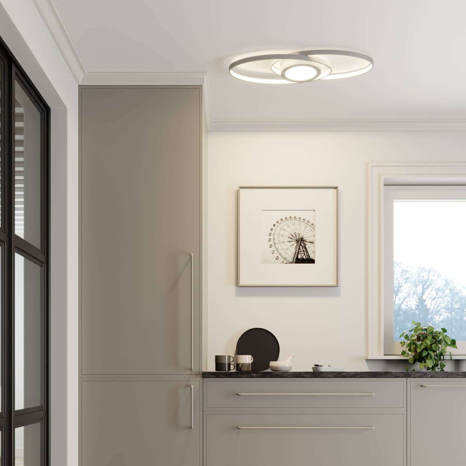 Lindby Charlok -LED-kattovalaisin, himmennettävä