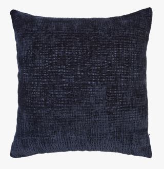 Chenille koristetyynynpäällinen tummansininen