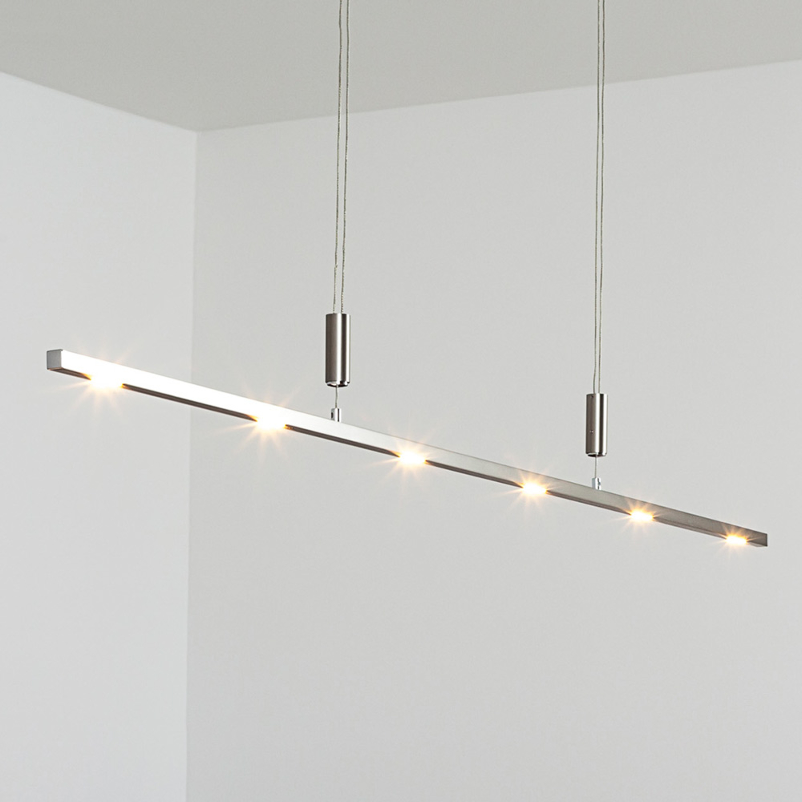 LED-riippuvalaisin Tolu korkeussäädöllä, 140 cm