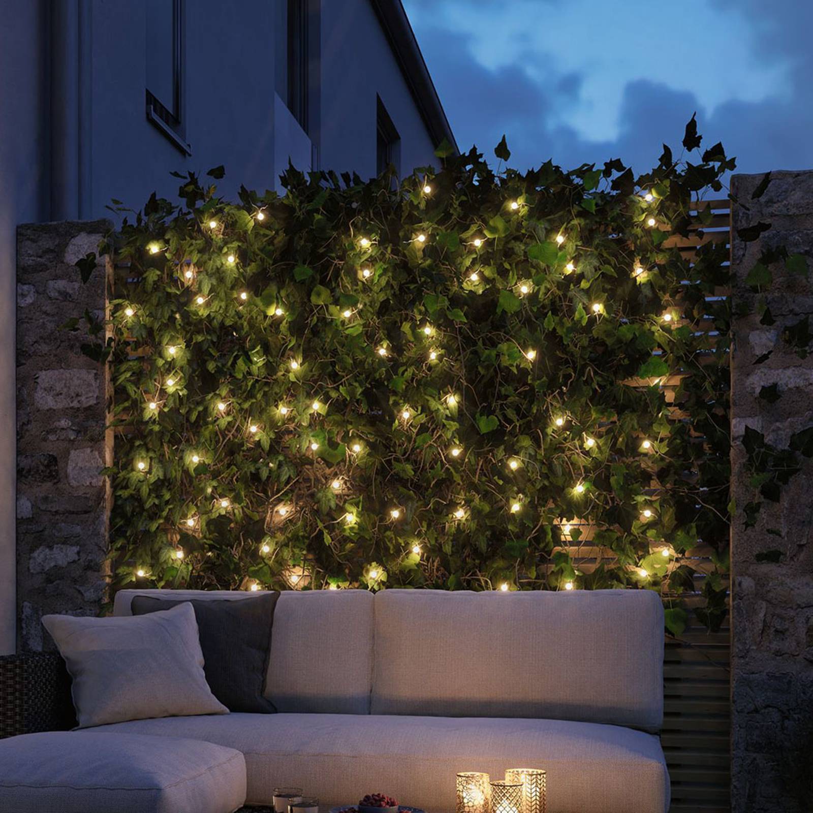 Paulmann Plug & Shine -LED-valoketju mini, 7,5 m