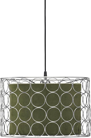 Ring Kattovalaisin 40cm Kromi/Vihreä