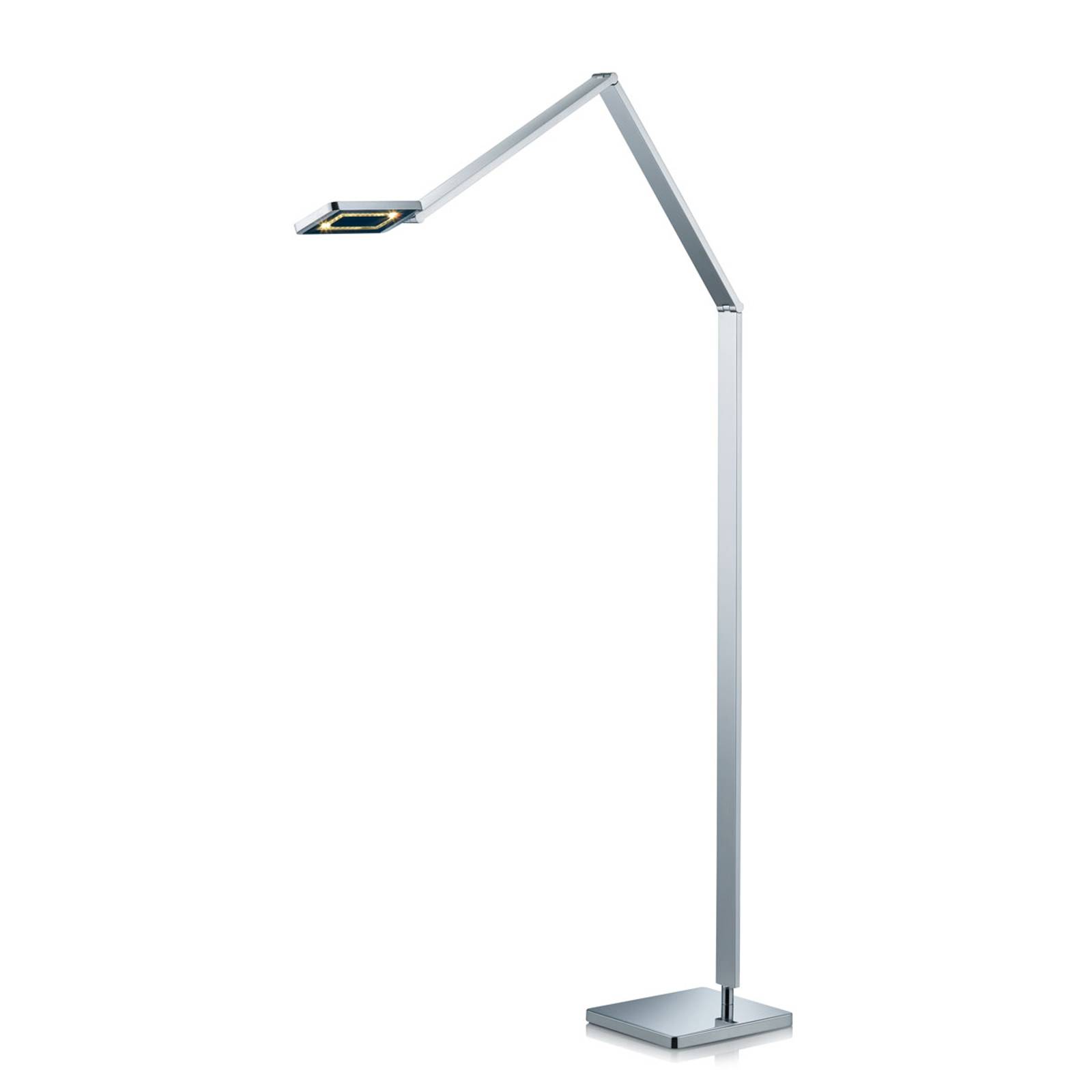 Ohut LED-lattiavalo Linus kromia