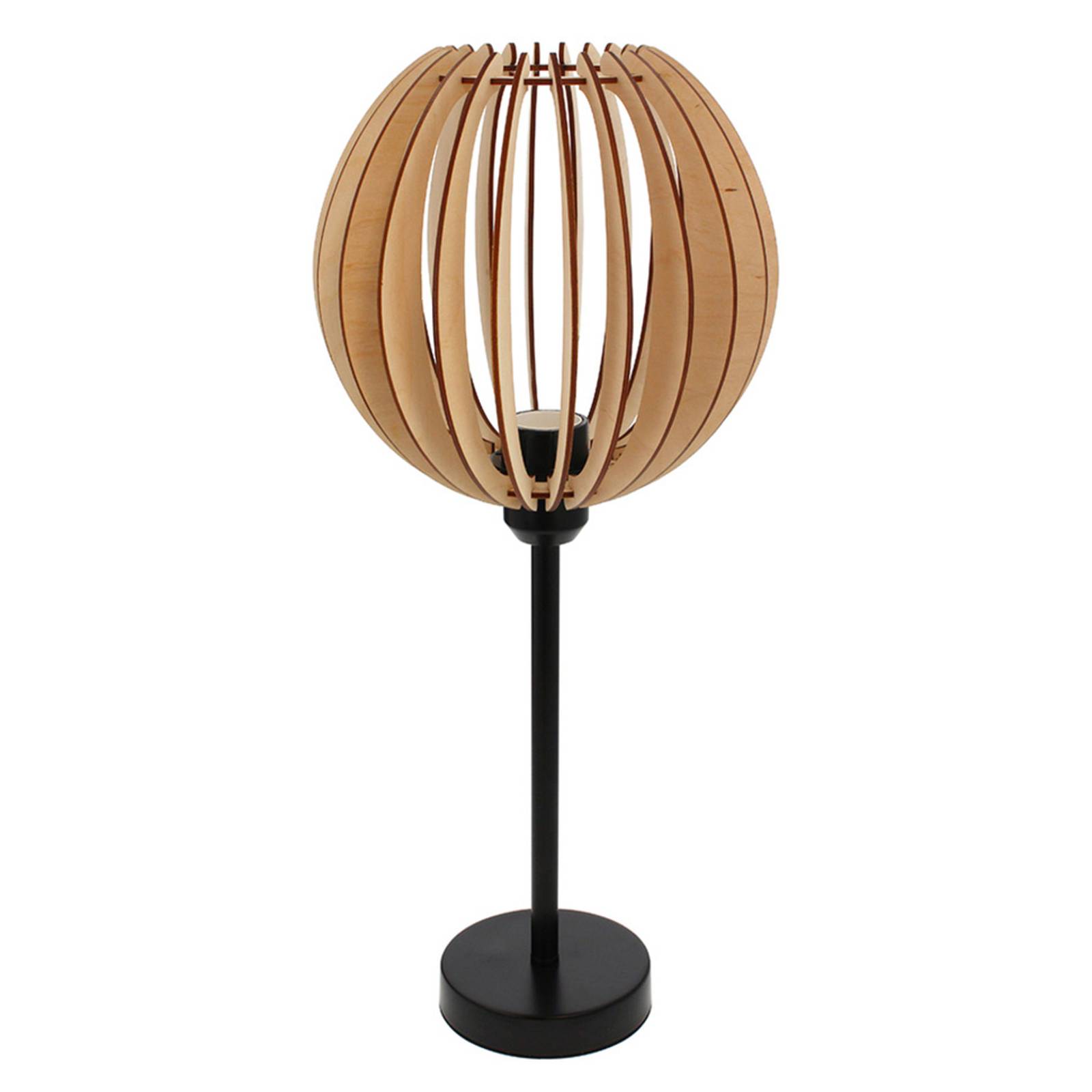 Envolight Clay -pöytälamppu koivuvaneria, 47 cm