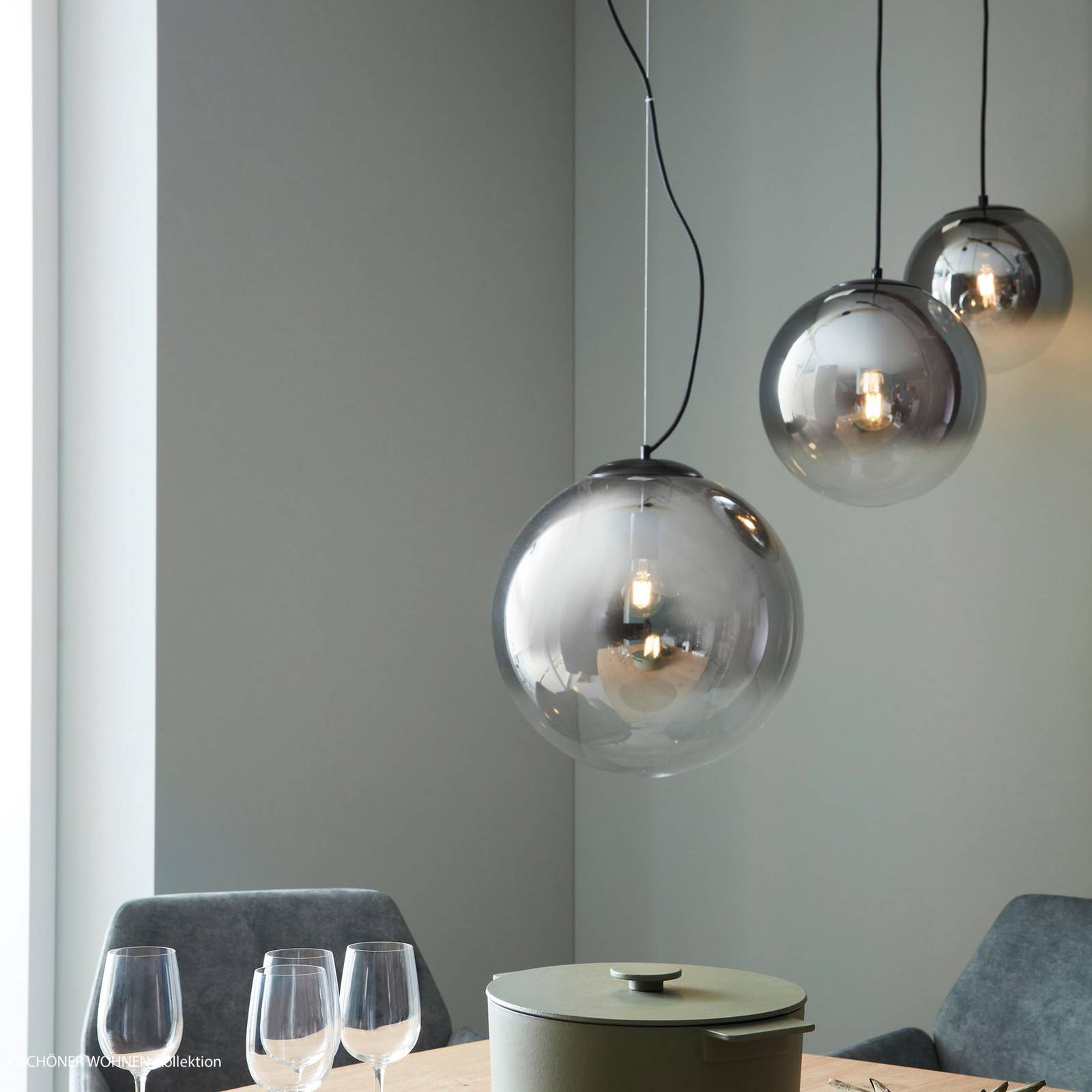 Schöner Wohnen Mirror -riippuvalaisin, Ø 40 cm