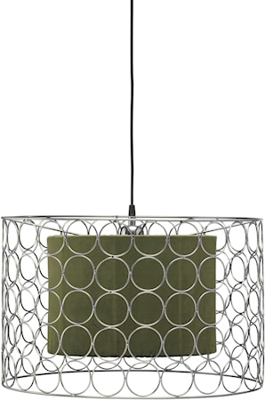 Ring Kattovalaisin 50cm Kromi/Vihreä